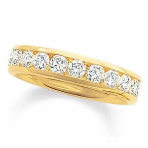 1.00 CT. T.w. Diamond Channel Band in 14K Gold