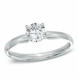0.50 CT. Certified Prestige® Diamond Solitaire Engagement Ring in 14K