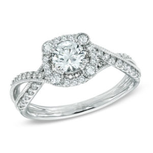 Celebration Canadian Lux 1.00 CT. T.w. Diamond Engagement Ring in 18K