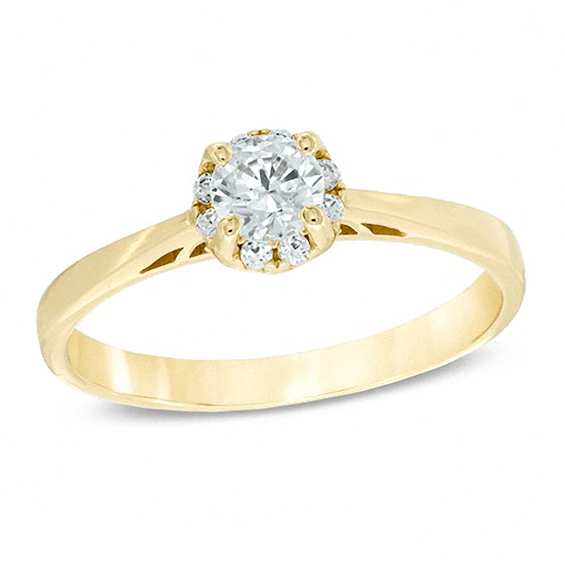 0.50 CT. T.w. Certified Canadian Solitaire Diamond Engagement Ring in