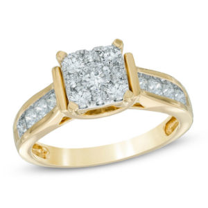 1.00 CT. T.w. Composite Diamond Engagement Ring in 14K Gold