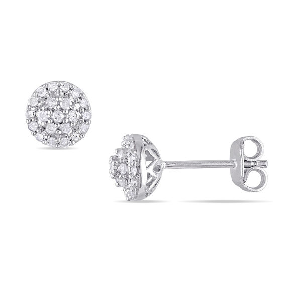 0.25 CT. T.w. Composite Diamond Stud Earrings in Sterling Silver