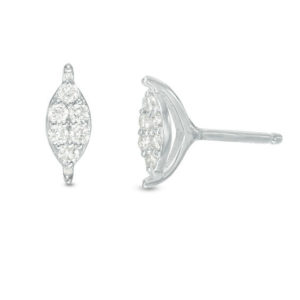 0.09 CT. T.w. Composite Diamond Marquise Stud Earrings in Sterling