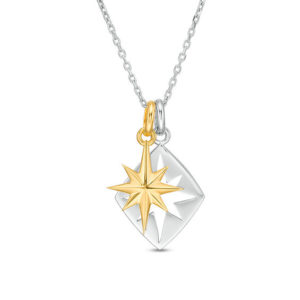 Effy™ Collection Men's North Star Charm and Cut-Out Diamond-Shaped