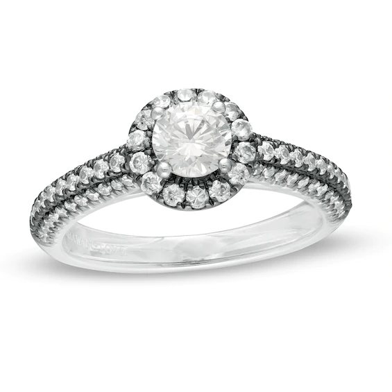 Vera Wang Love Collection 0.95 CT. T.w. Diamond Frame Engagement Ring
