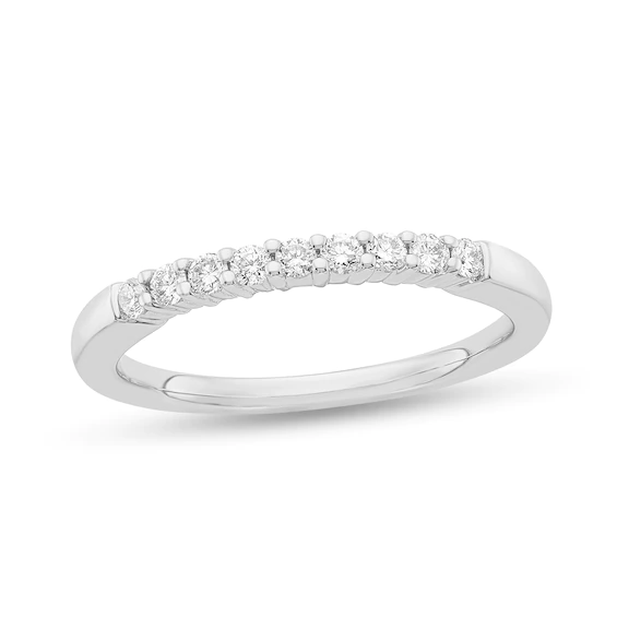0.23 CT. T.W Diamond Nine Stone Anniversary Band in Platinum