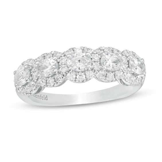Kleinfeld® 1.20 CT. T.w. Oval Diamond Frame Five Stone Ring in 14K