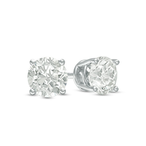 Previously Owned - 0.30 CT. T.w. Diamond Solitaire Stud Earrings in